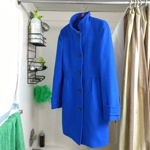 J crew wool button down peacoat; PRICE FIRM